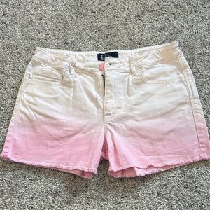 GAP Kids Ombre Pink and White Shorts